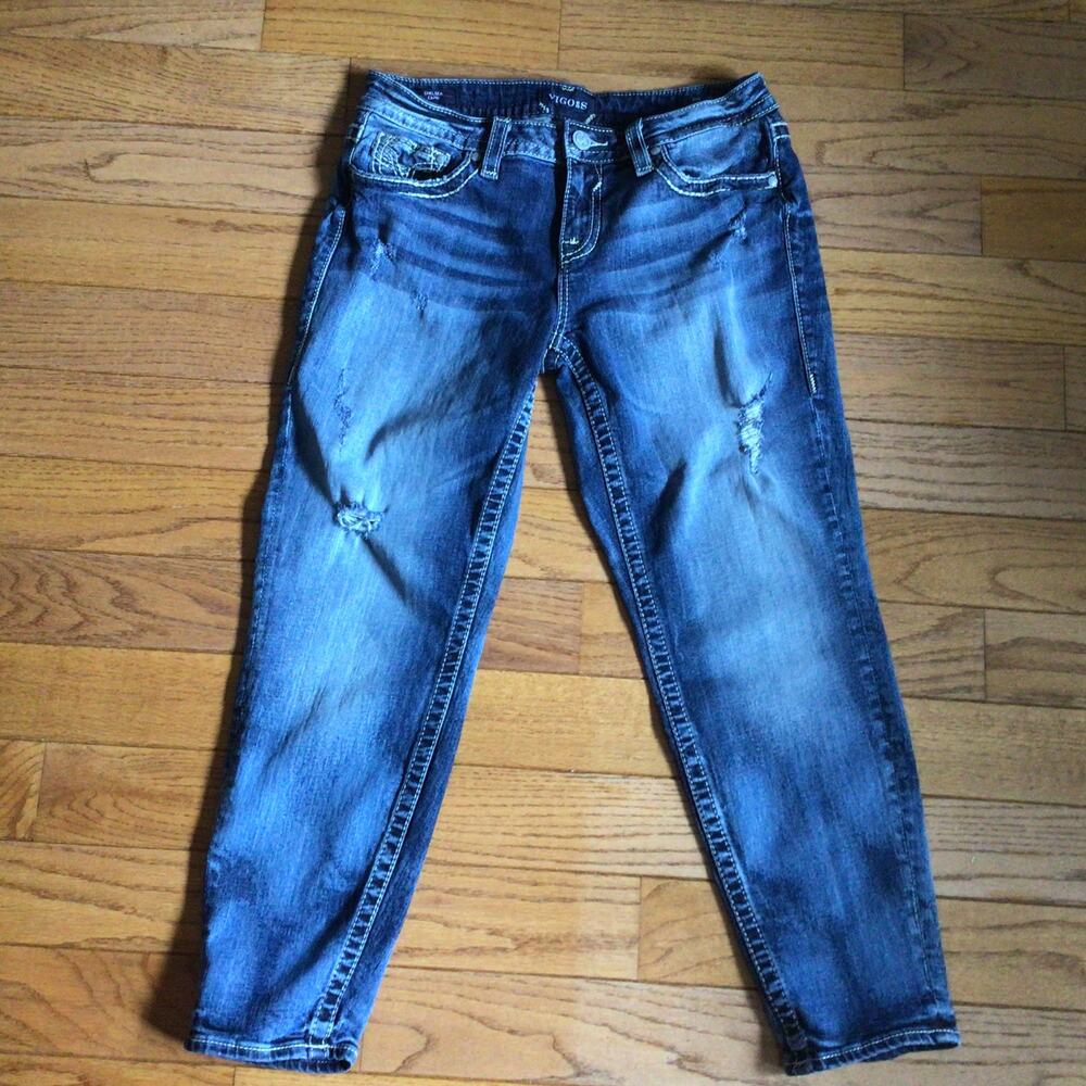 Vigoss Chelsea Capri Jeans Junior Sz 7/8